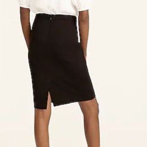 J. Crew No. 2 Pencil® skirt in stretch twill  Size 12 Large